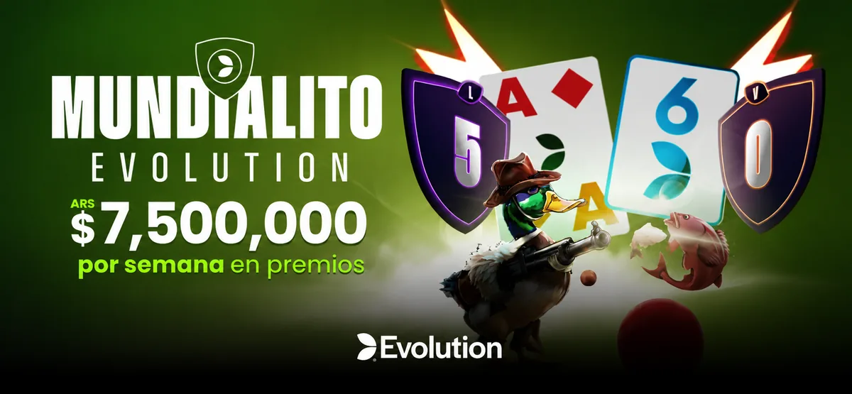 Mundialito Evolution: pozo de hasta $7.500.000 por semana en el casino en vivo de bplay
