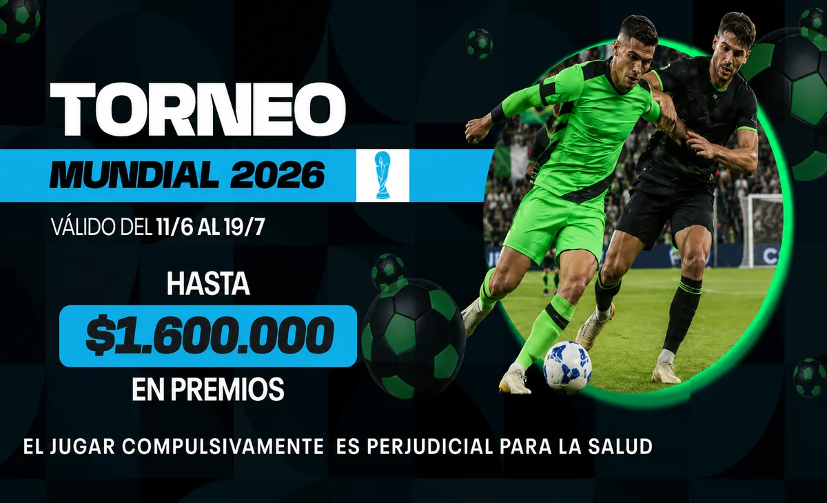 Torneo Mundial 2026 de bplay con hasta $1.600.000 en premios